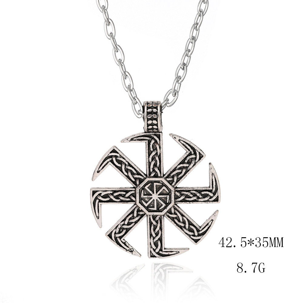 Wholesale Men's Slavic Pendant Alloy Necklace ACC-NE-GeXiang009