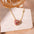 Wholesale Micro-inlaid Zircon Love Earrings Necklace  Light Luxury  Retro Jewelry
