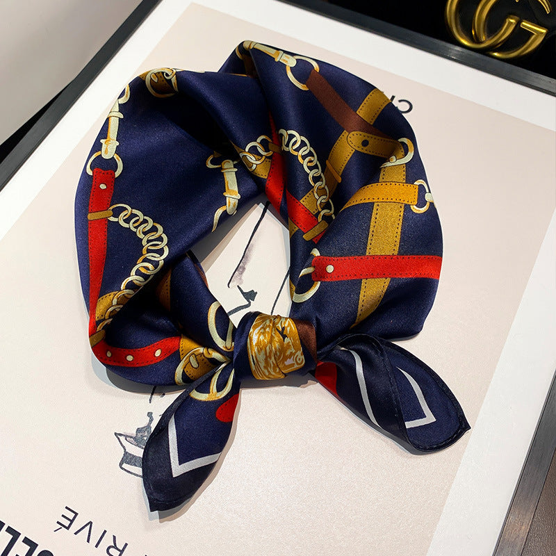 Wholesale  Silk f Women' s Autumn f f All-match Hair Band Fashion Small Square f