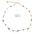 Wholesale Stainless Steel Bohemian Natural Stone Natural Crystal Necklace