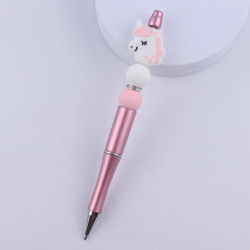 Wholesale  creative cartoon animal Kaola elephant silicone beads beaded pen
