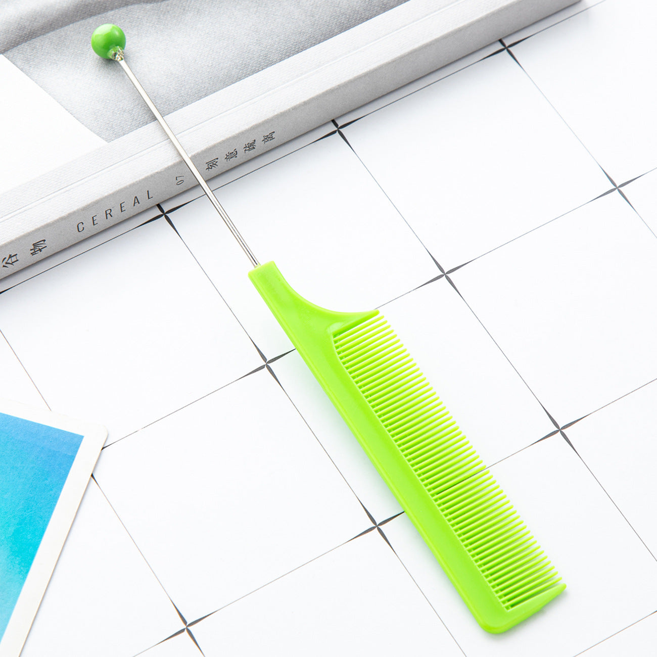 Wholesale Beadable Beaded Comb Plastic DIY Hair Tools