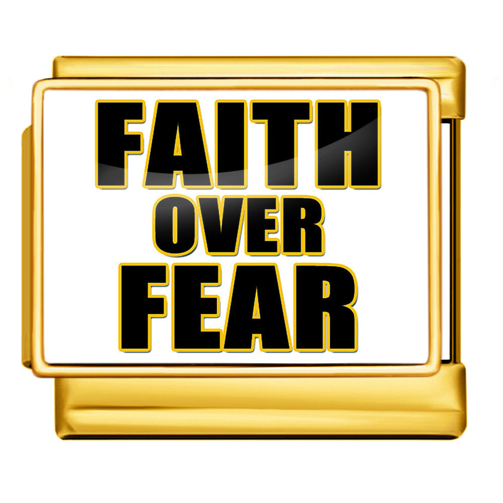 Wholesale  Italian Charm Bracelet 9mm DIY heart-shaped  Creative Stainless Steel Composable Bracelet