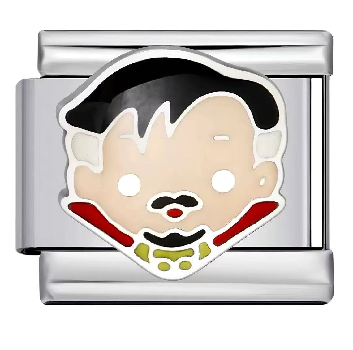 Bracelet de charme italien en gros 9 mm Éléments de héros d'épissage bricolage Bracelet composable en acier inoxydable Accvip