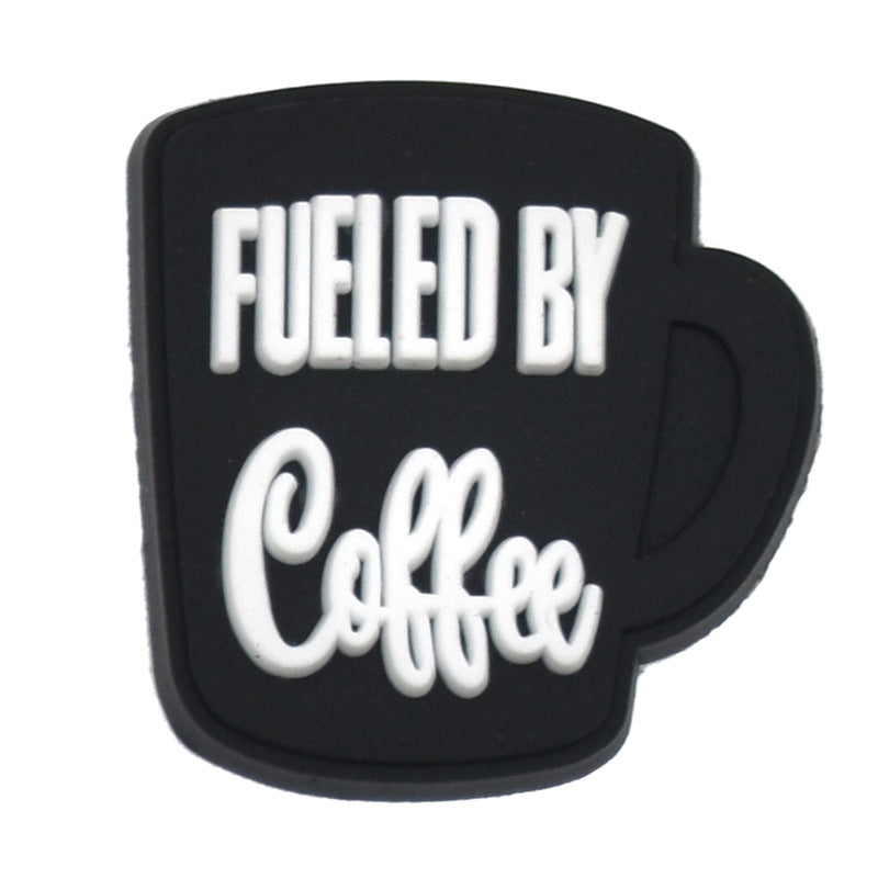 Wholesale Random 100pcs Coffee Series Shoes Accessories Shoes Charms