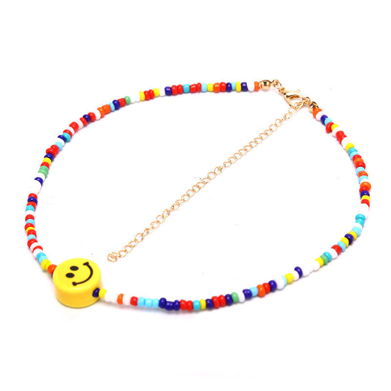 Wholesale  Beaded Necklace Bohemian Short Necklace