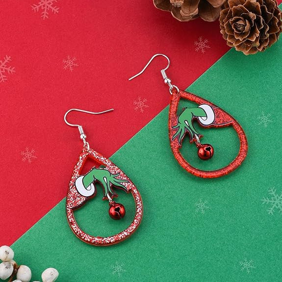 Wholesale Christmas jewelry  acrylic earrings