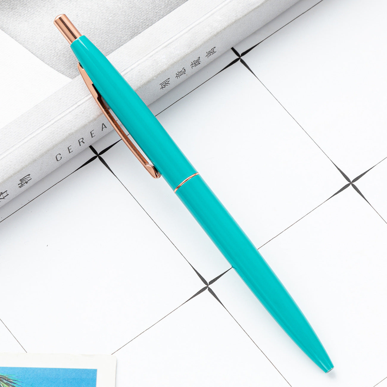 Wholesale Press Ballpoint Pen Multi-color Aluminum Rod Ballpoint Pen ACC-PN-HuaH040