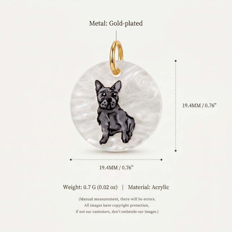 Wholesale Stainless Steel Fox Pendant 18K Gold Plated Animal Charm Trendy Fashion Accessory For DIY Jewelry Making Boutique Resale
