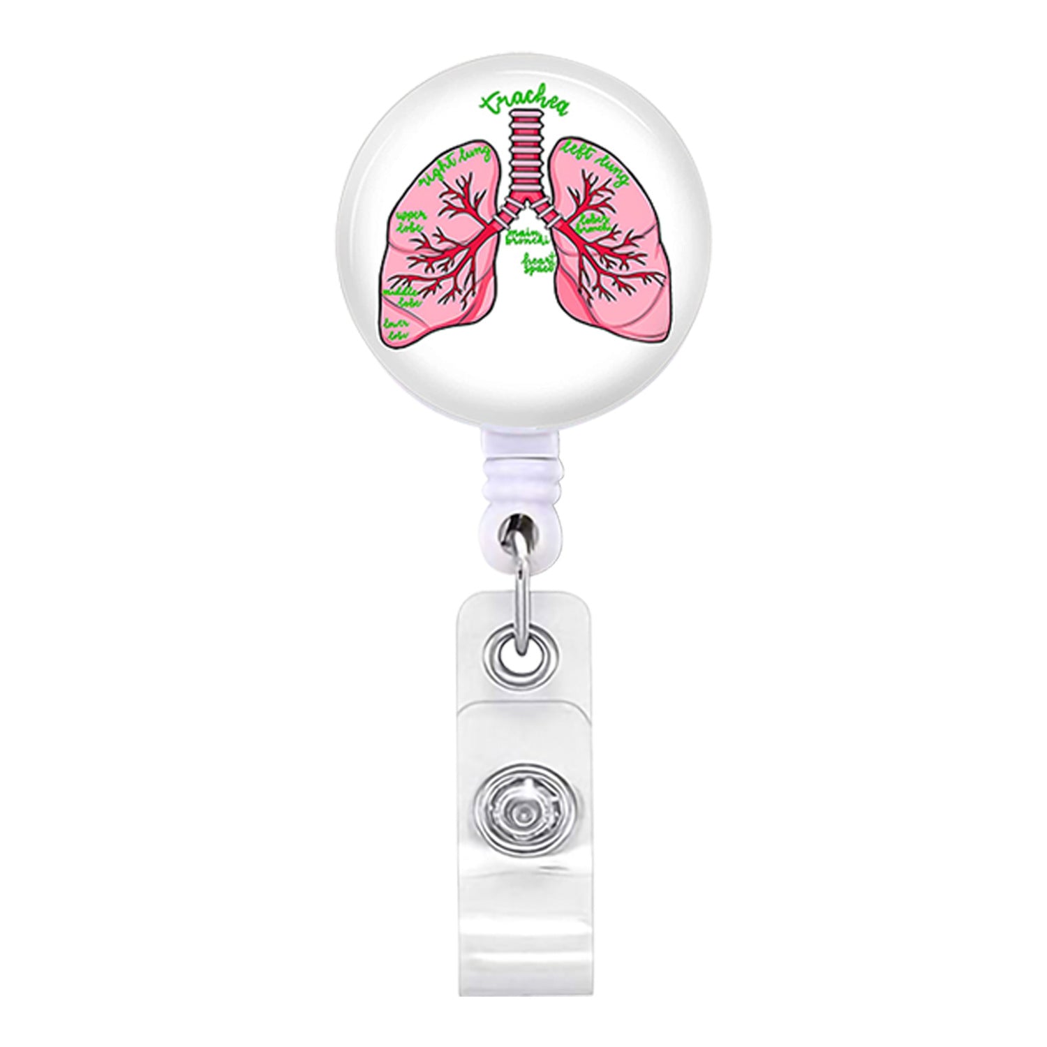 Wholesale Heart Spleen and Lung Brain Badge Reels