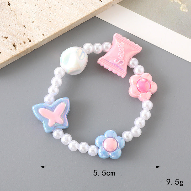 Wholesale Tulip Resin Beaded Bracelet ACC-BT-YiL007