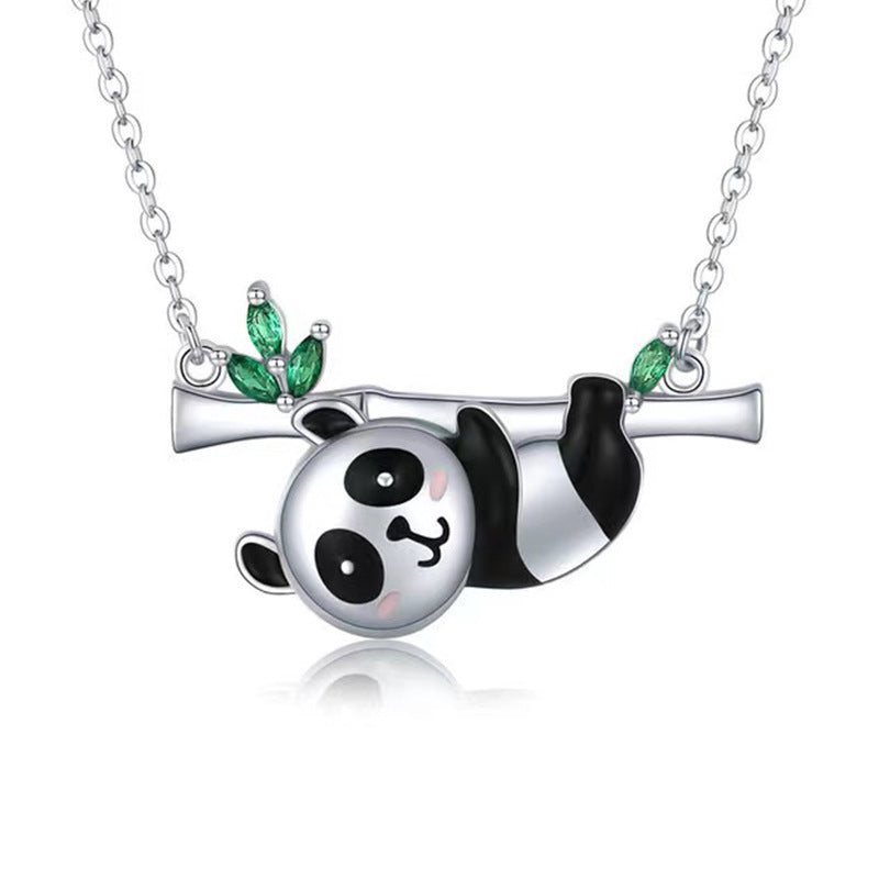 Wholesale Fashion  Personalized Little Panda Necklace