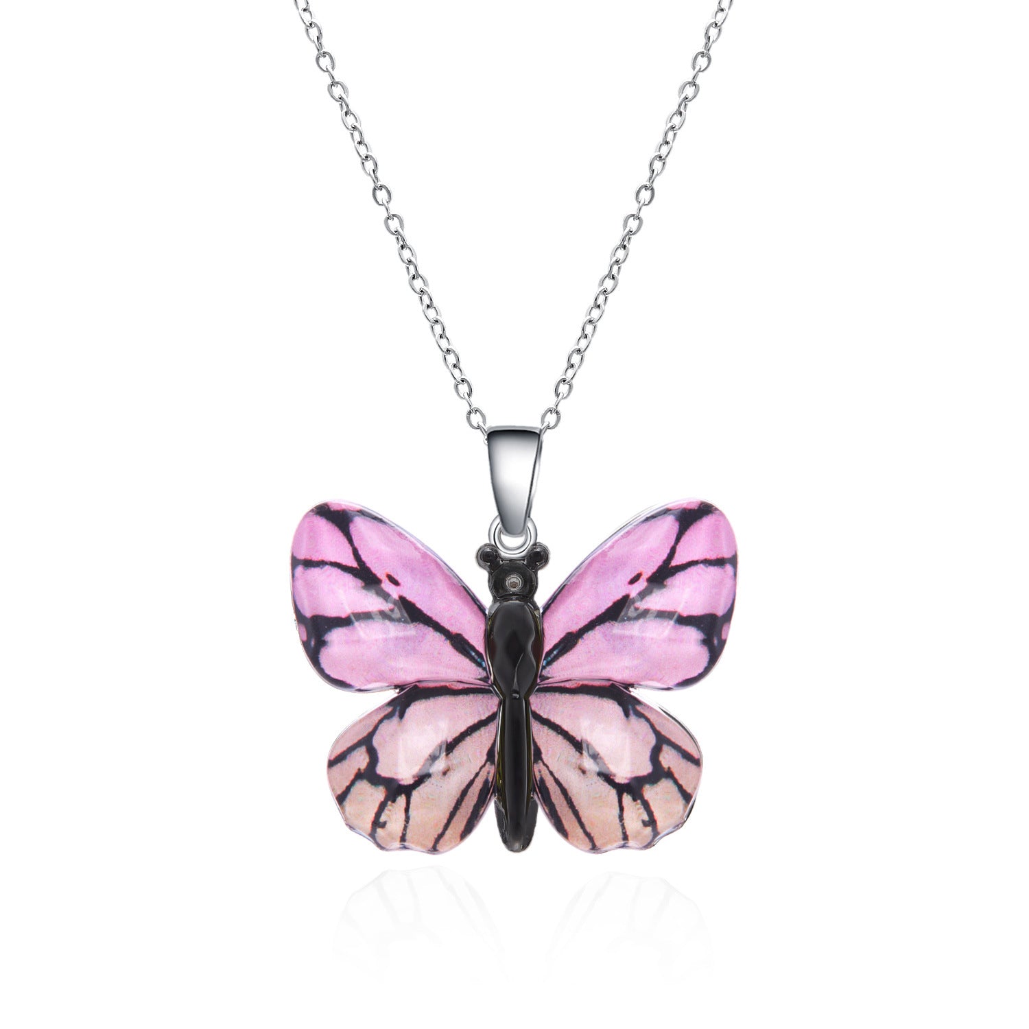 Wholesale  stainless steel butterfly necklace
