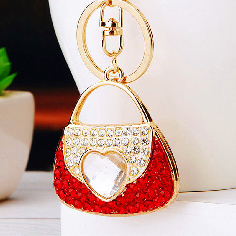 Wholesale Pearl Diamond Zinc Alloy Keychains ACC-KC-RuiYuan002