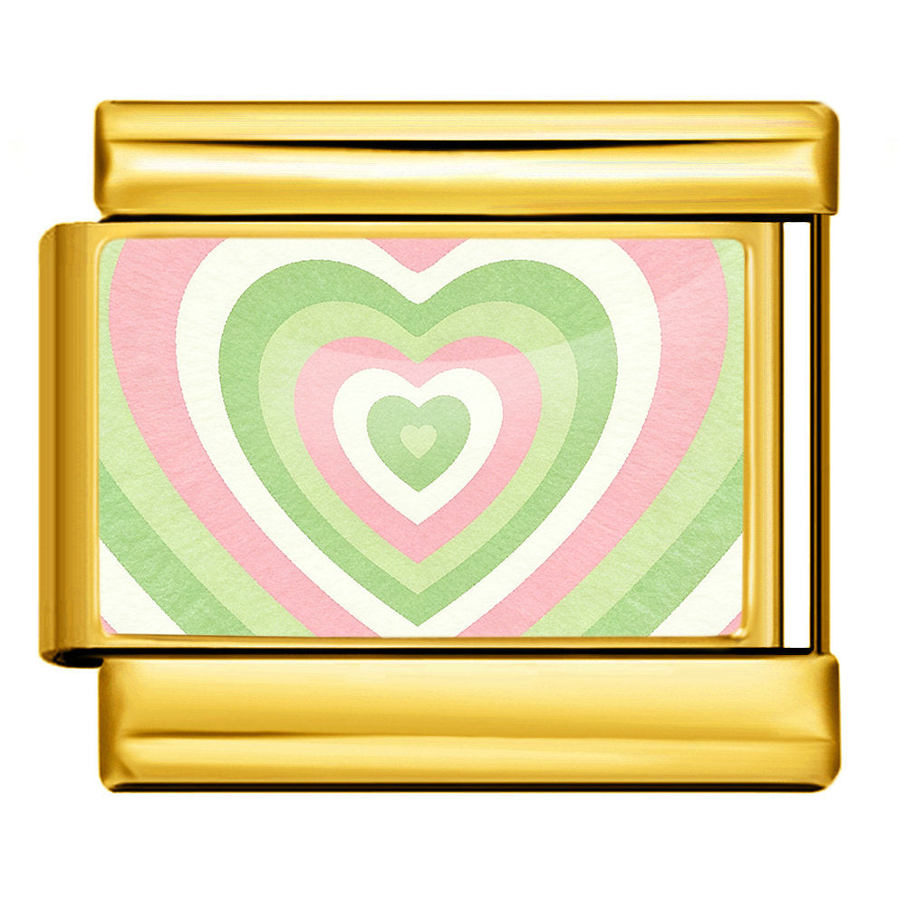 Wholesale 9mm Italian Charm Starter Bracelets DIY square Single Section Creative Stainless Steel Composable Bracelet