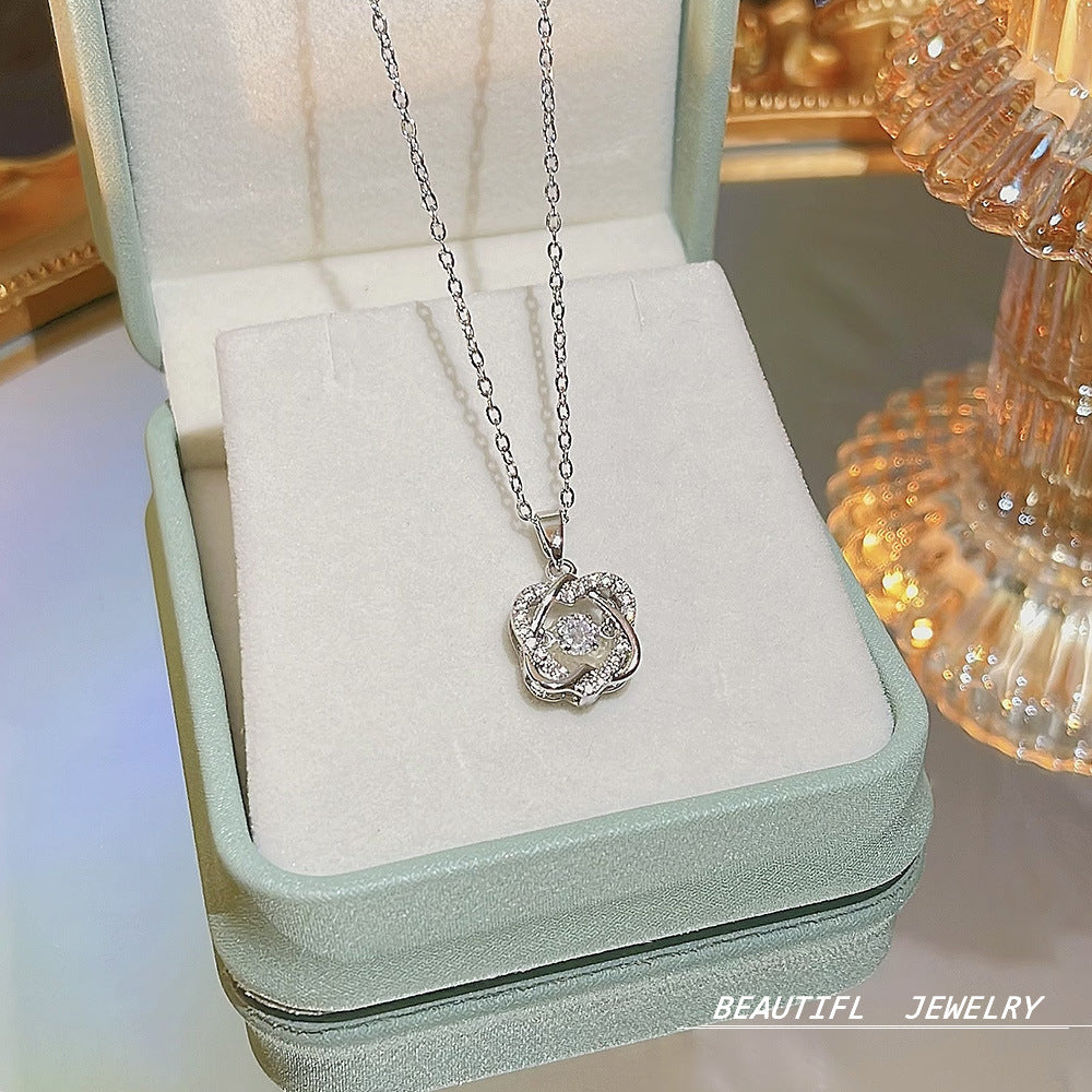 Wholesale Titanium Steel Clavicle Chain Choker Necklace ACC-NE-Xiyue004