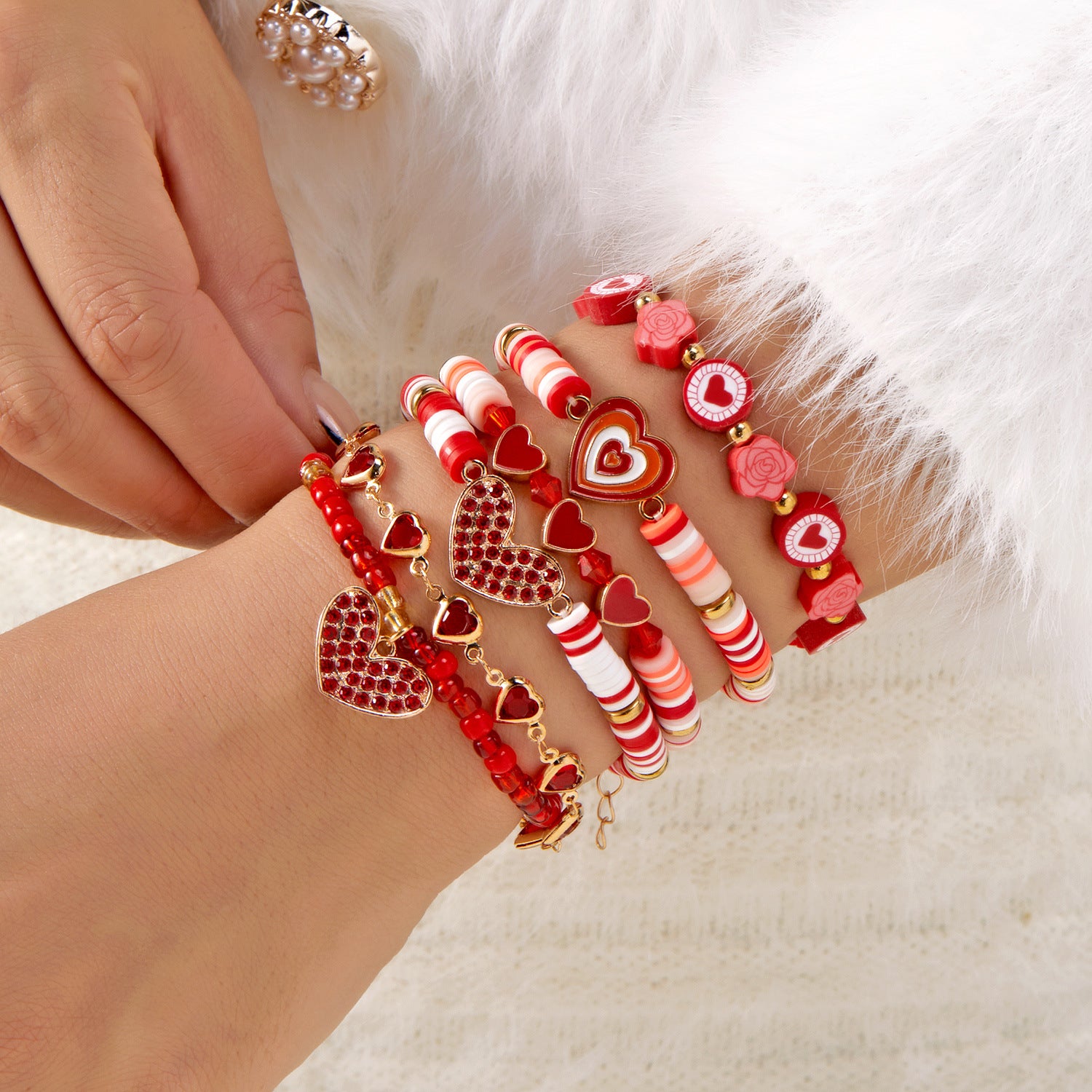 Wholesale Valentine' s Day Love Bracelet Set