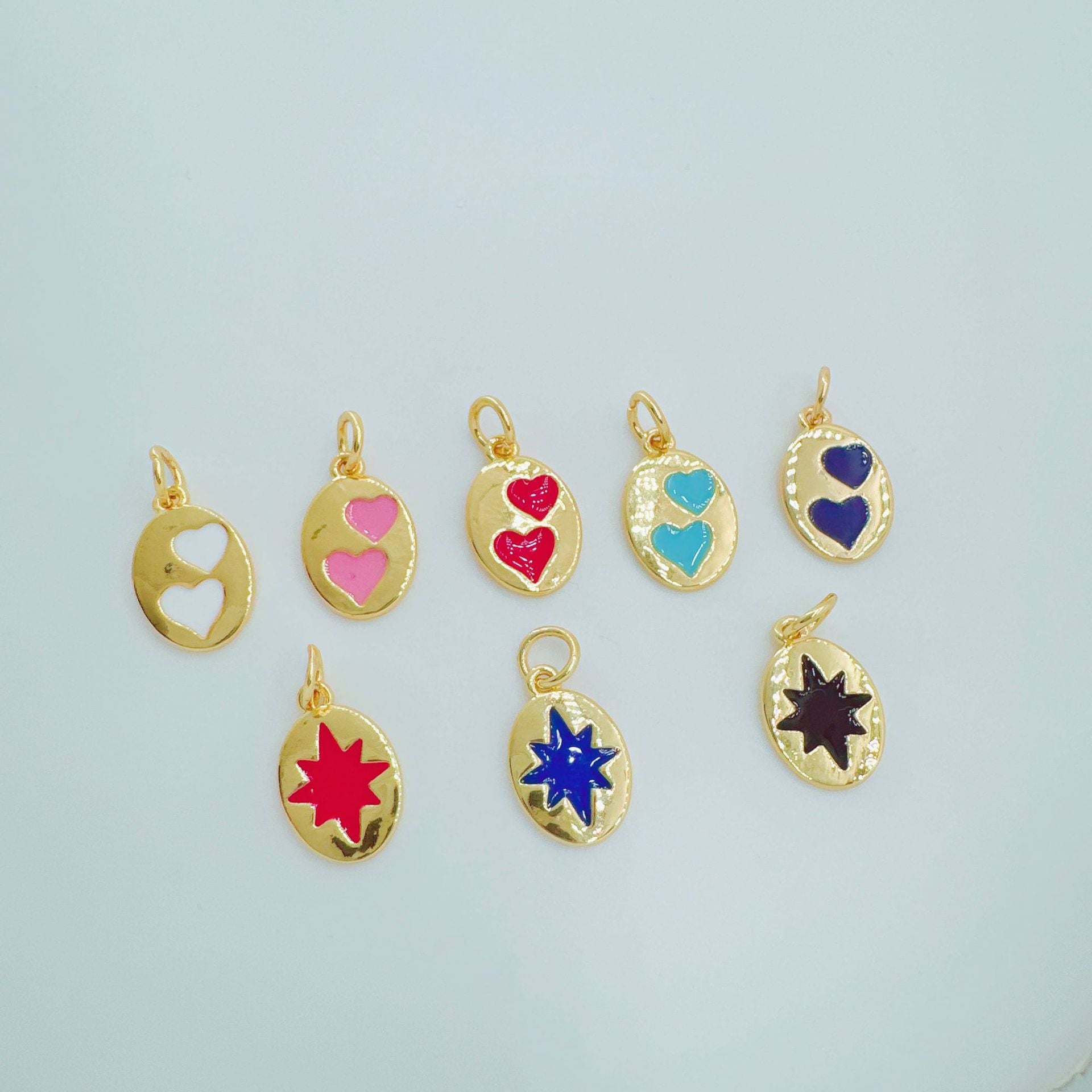Wholesale Heart Glow Niche Design Copper Gold Plated Bracelet and Necklace Set,  Chic Everyday Jewelry Accessory