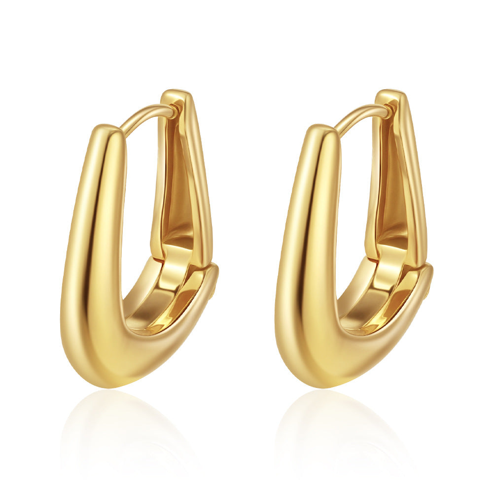 Wholesale Stainless steel geometric earrings