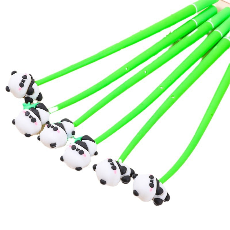 Wholesale Cartoon soft glue panda shake gel pen
