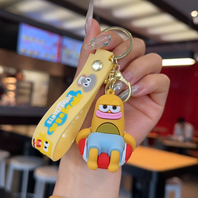 Wholesale PVC Cartoon Bikini Bottom Keychain - Car Key Accessory,  Bag Charm,  Gift for Wedding or Everyday Use