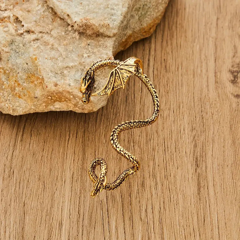 Wholesale  Retro Wrap Dragon Earrings