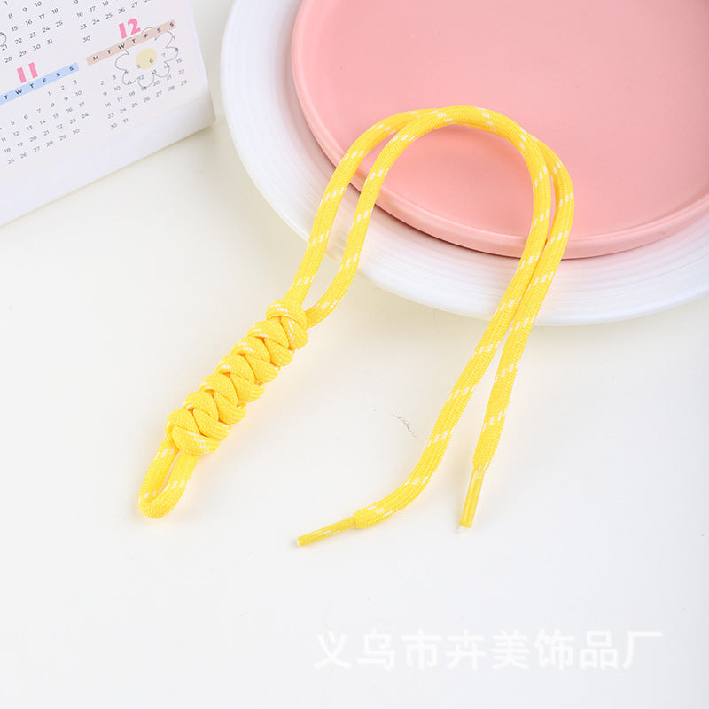 Wholesale  hand-woven rope diamond knot keychains