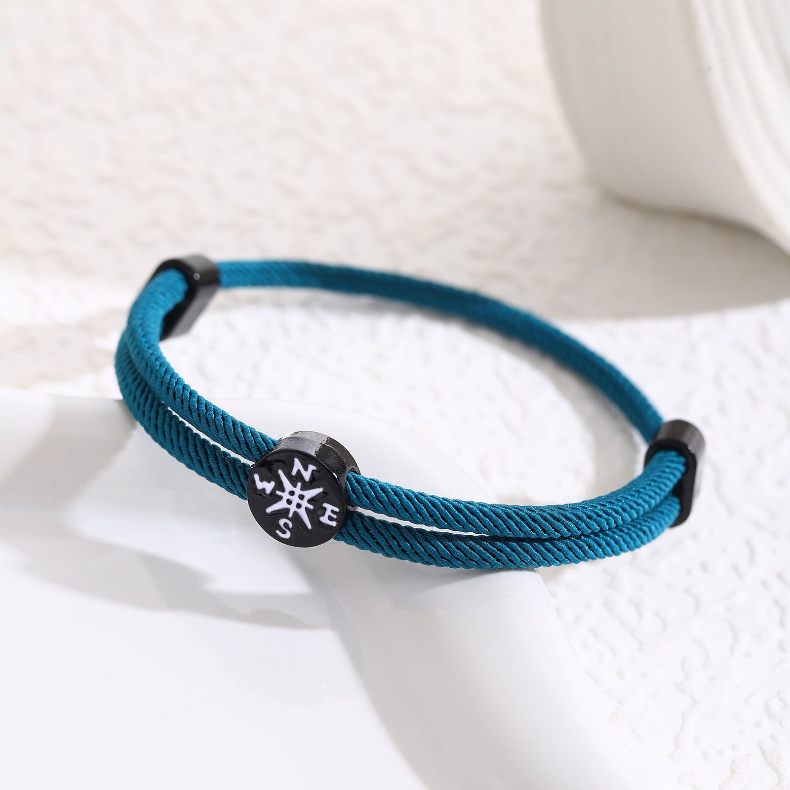 Großhandel Abschlusssaison Inspirierende Kompassgewebe Seilseilarmband