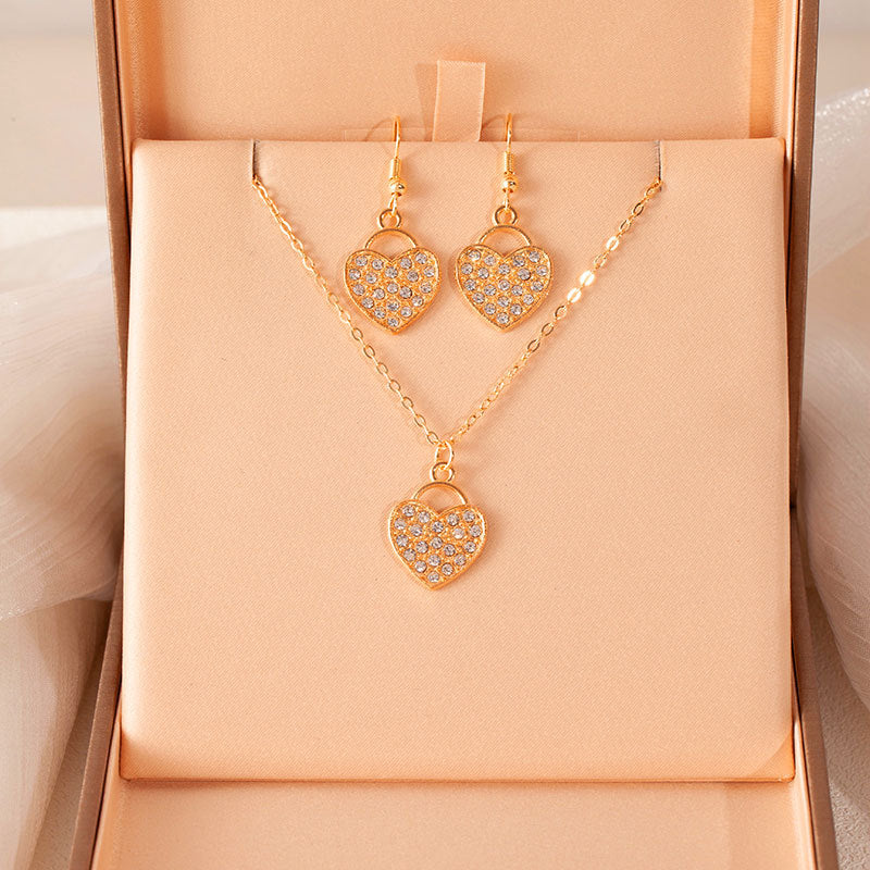 Wholesale Love Butterfly Clavicle Chain Ear Hook  Necklace