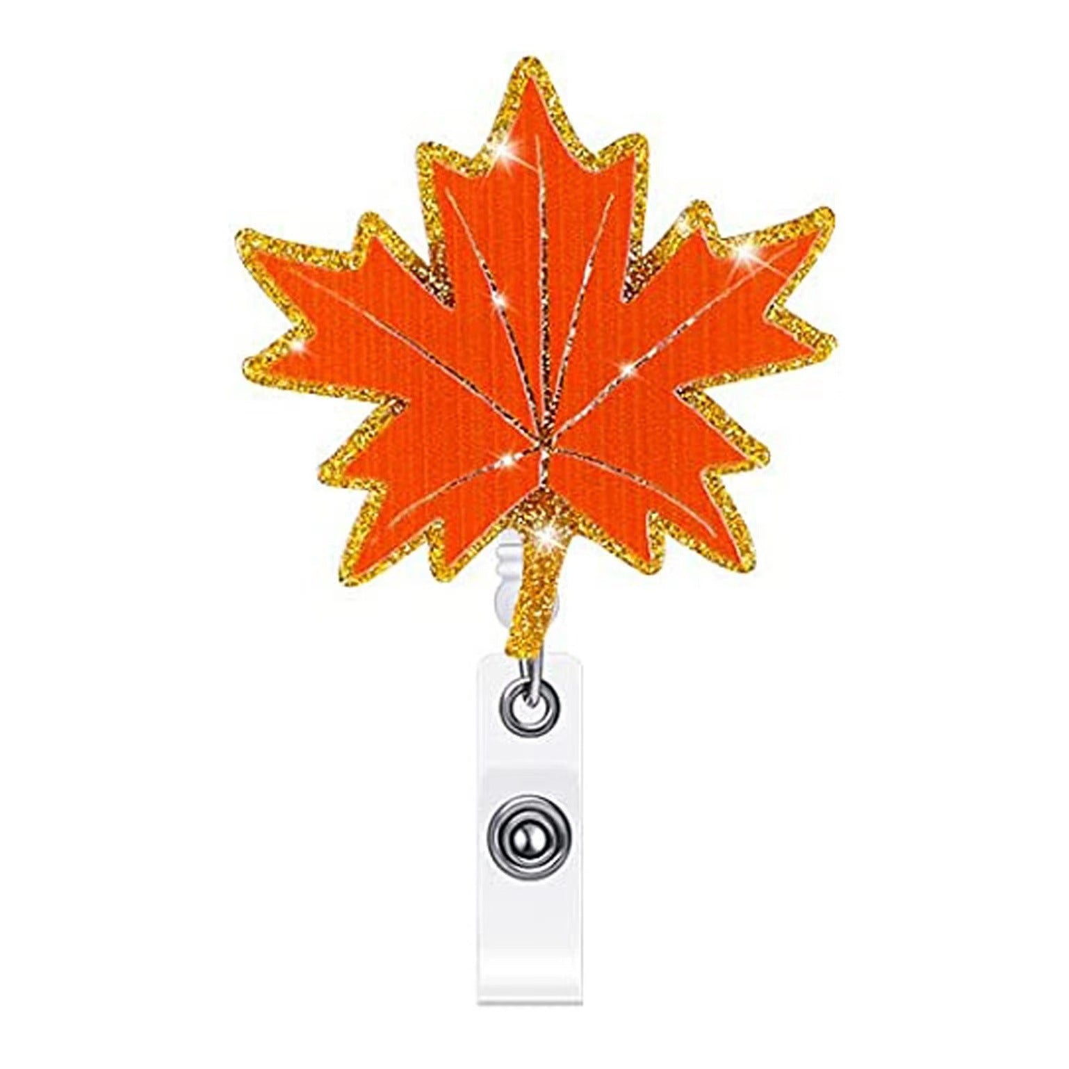 Wholesale Christmas Tree Holiday Glitter Badge Clip Retractable Keychain ACC-KC-LingYu011