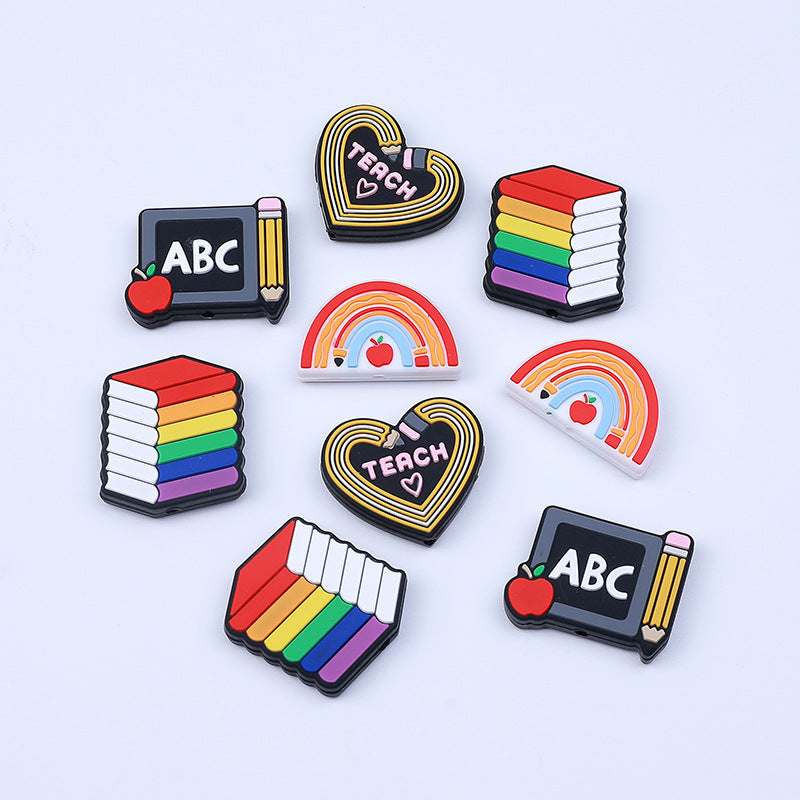 Wholesale 20pcsTeacher Series  Focal Beads DIY Bead Accessories