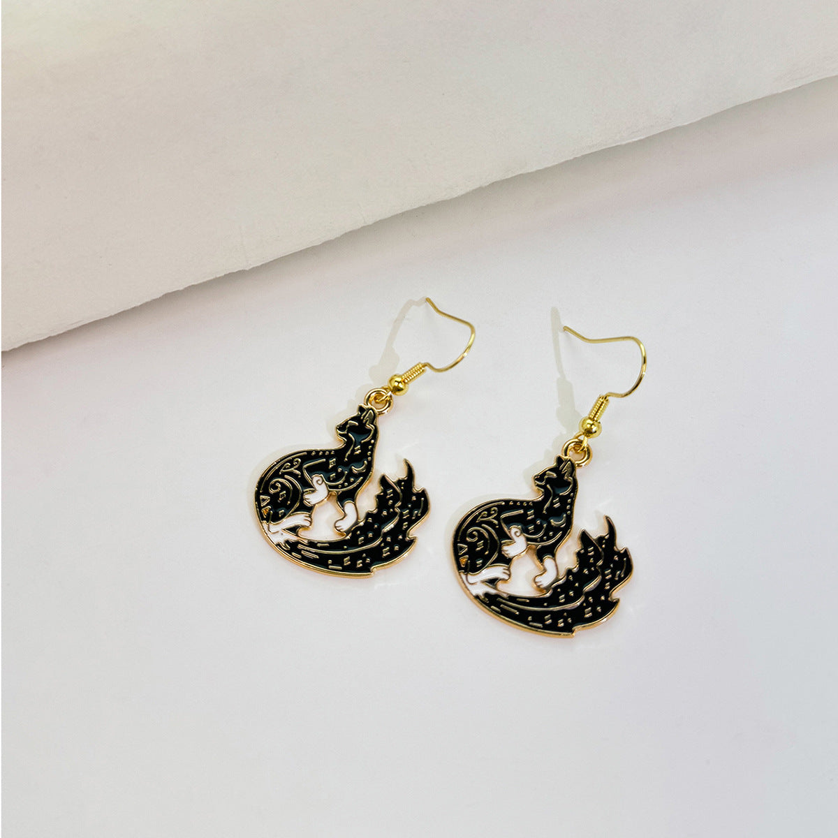 Wholesale Halloween Cat  Earrings