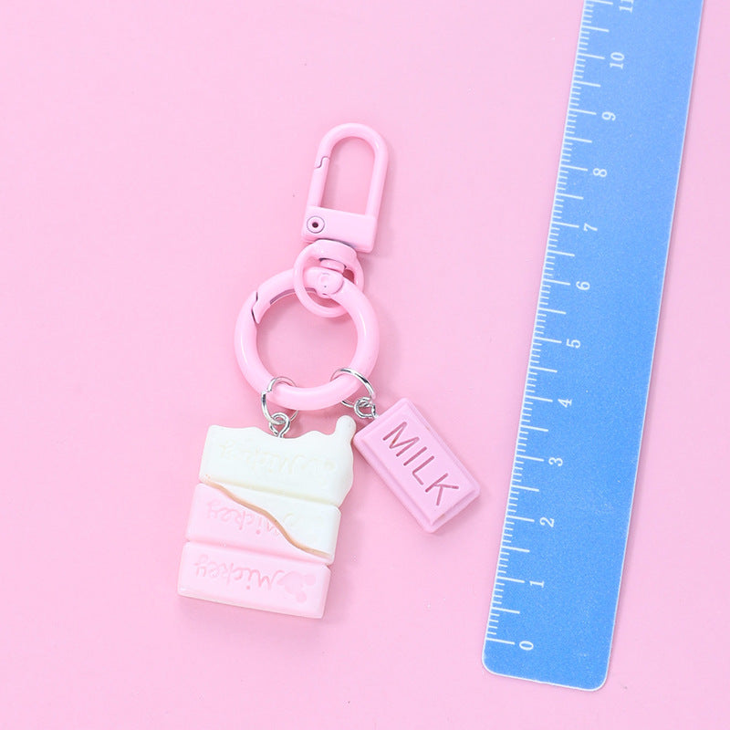 Wholesale Resin Chocolate Block Keychain ACC-KC-HuiMei004