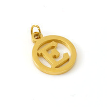 Wholesale Hollow letter Diy 26 English letter pendant