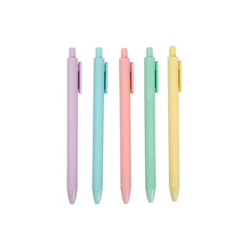 Wholesale Macaron gel pen black push color pen