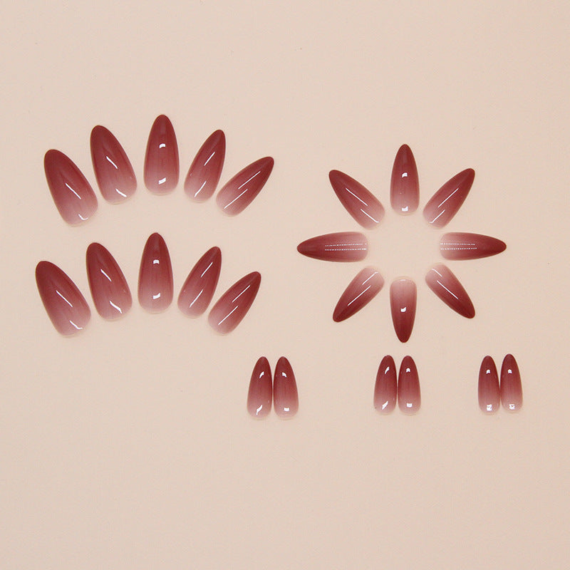 Wholesale 24 Pieces/box Smudge Gradient Nails Kits Nail Stickers