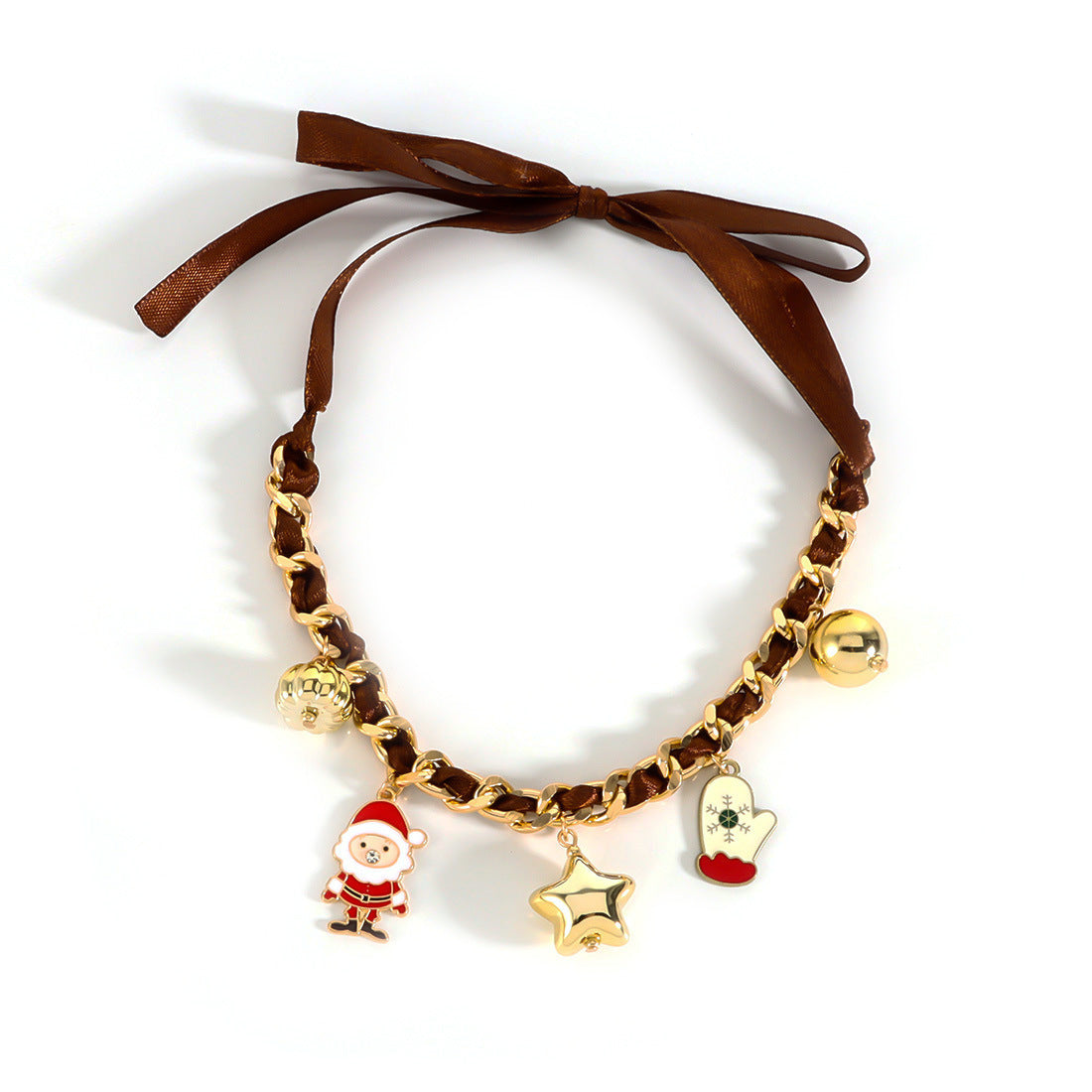 Wholesale Christmas Necklace  Chain Red Green White Beaded Necklaces