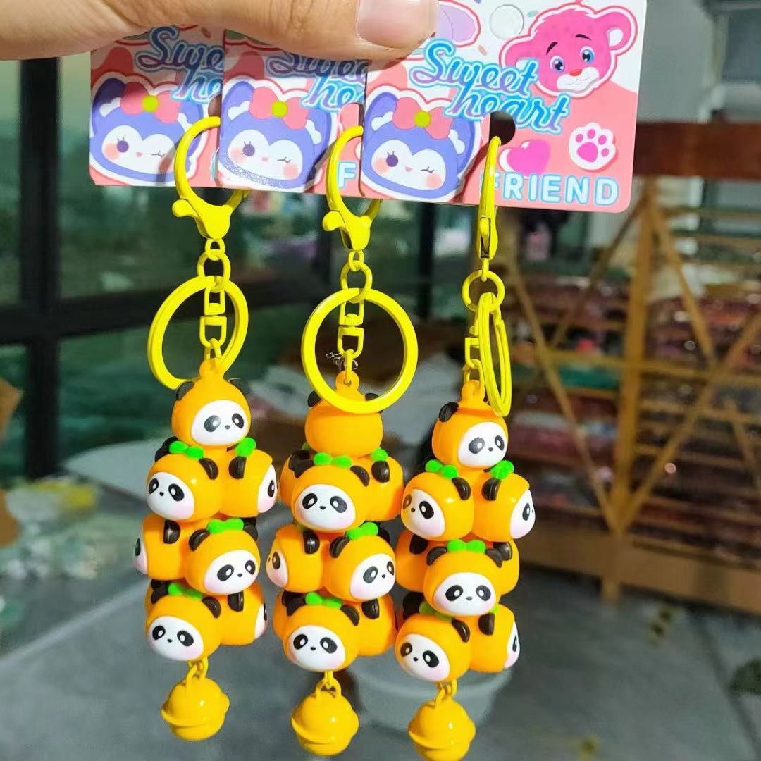 Wholesale Cartoon Pig Tower Cute Pet Monster Stacking Fun Keychain