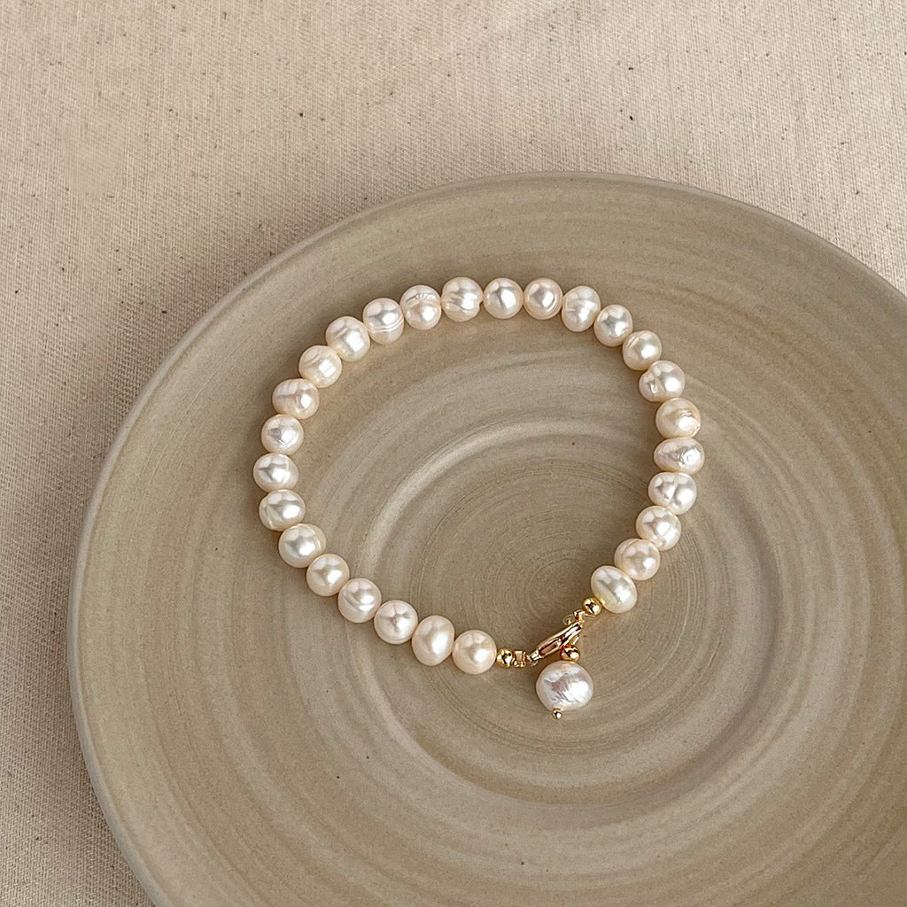 Wholesale Baroque natural pearl bracelet