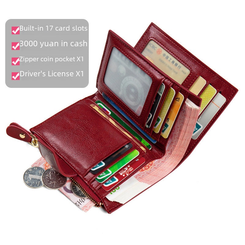 Wholesale Light luxury retro large capacity wallet