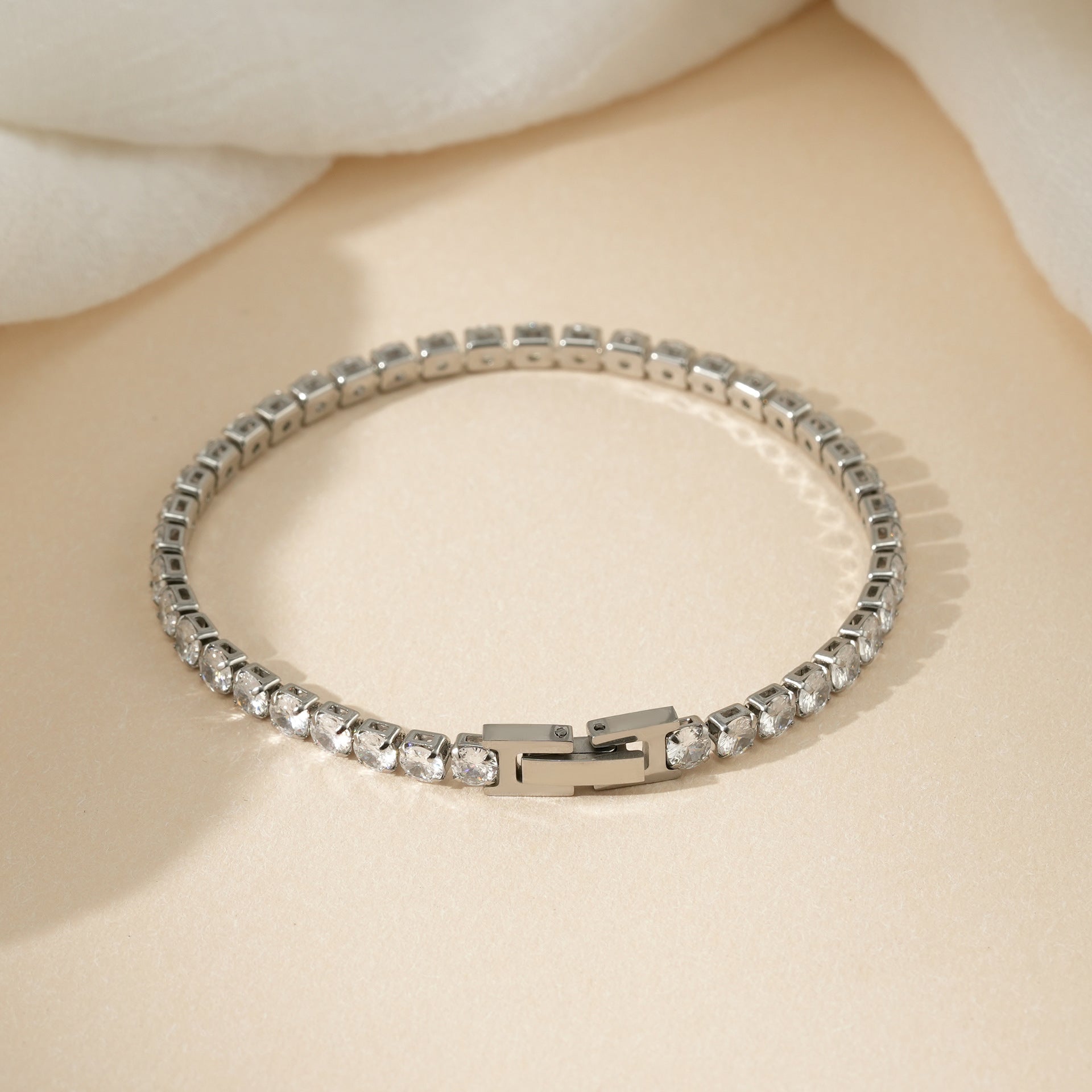 Bracelet rétro simple en acier inoxydable en gros