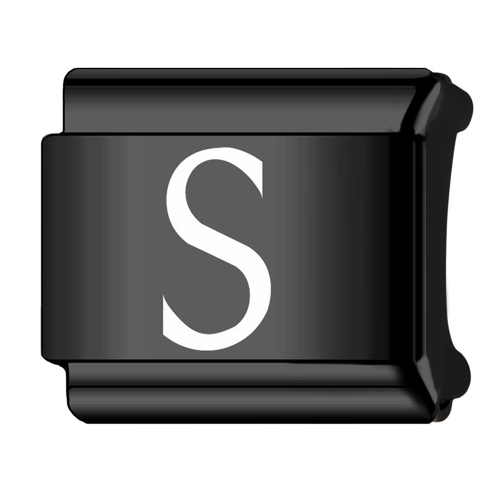 Wholesale Italian Charm Bracelet 9mm DIY Splicing Laser Letters Stainless Steel Composable Bracelet