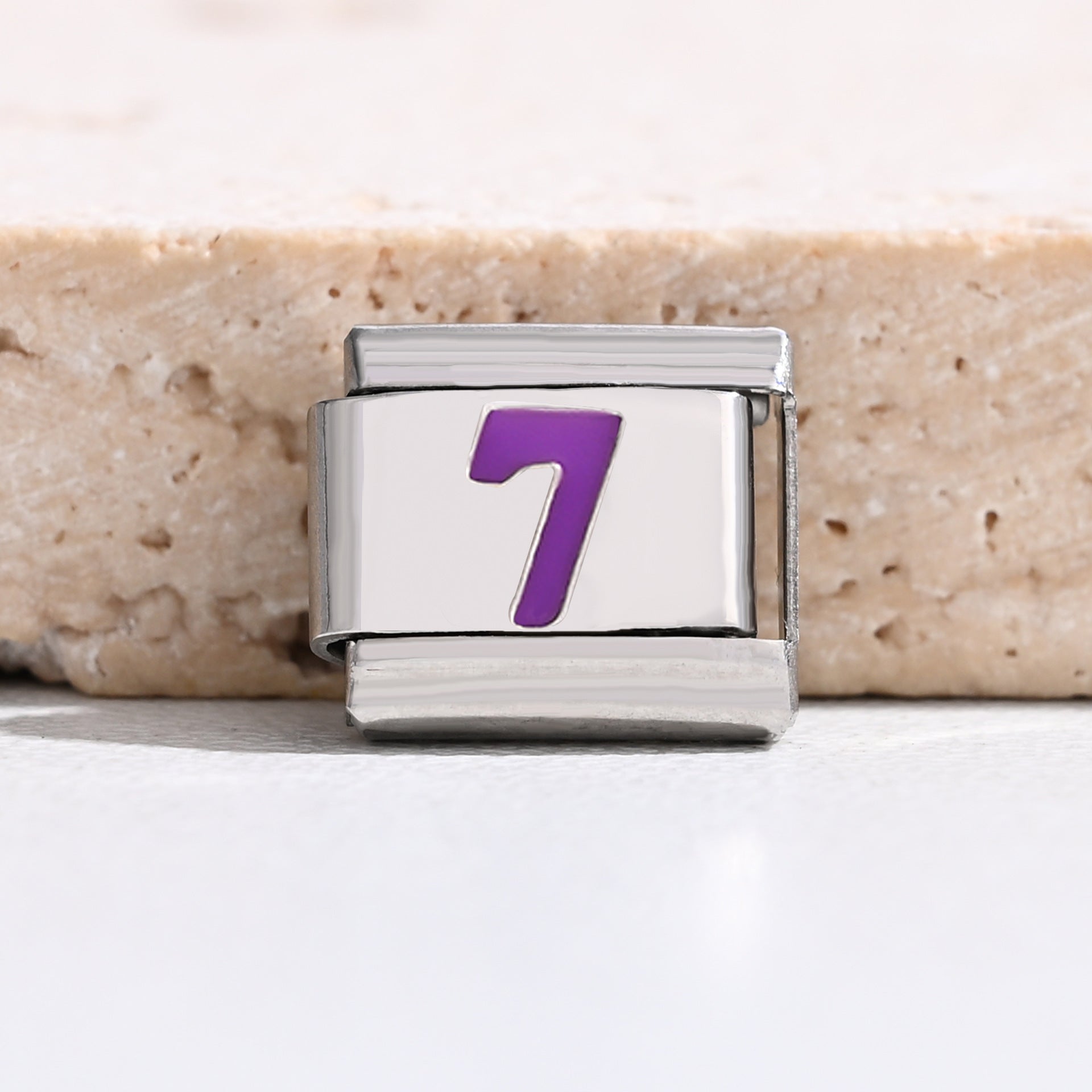 Wholesale 9mm Italian Charm Starter Bracelets DIY square Single Section Creative Stainless Steel Composable Bracelet