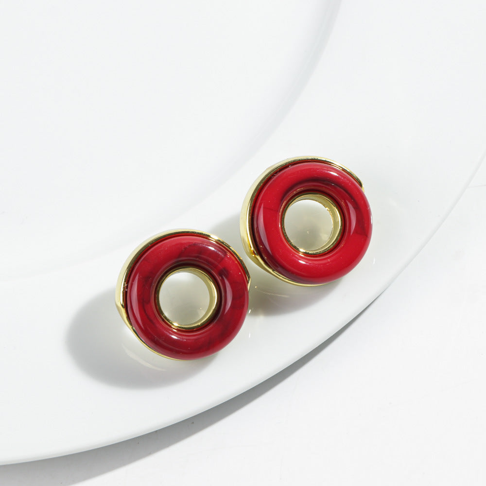 Wholesale Luxury Geometric Irregular Earrings