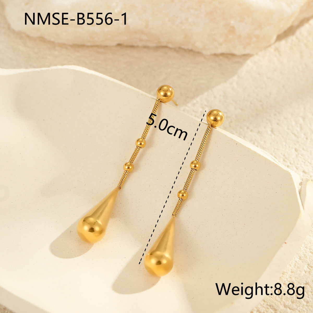 Wholesale Water Drop Earrings Stainless Steel Earrings