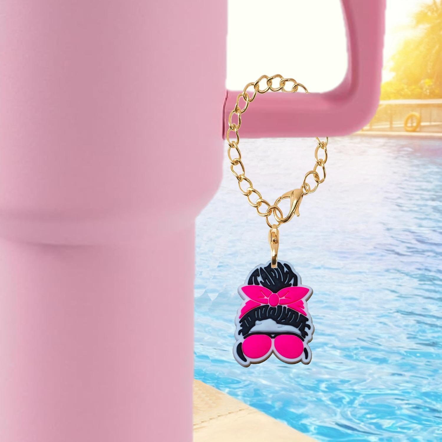 Wholesale MoM Cartoon Soft Rubber Hanging Chain Cup Accessories Chain Mother's Day ACC-CA-XieJi009