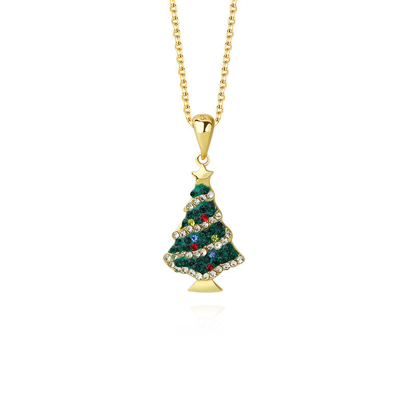Wholesale Christmas Tree Necklaces Earrings ACC-ES-YuanFan001