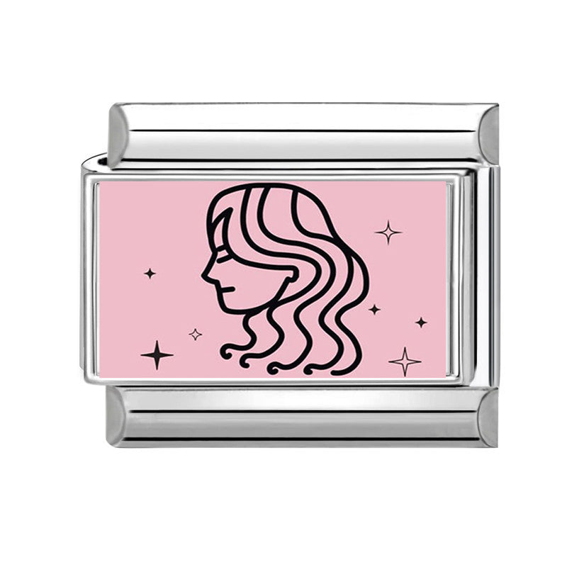 Wholesale 9mm Italian Charm Starter Bracelets DIY Twelve Contion Series Stainless Steel Composable Bracelet