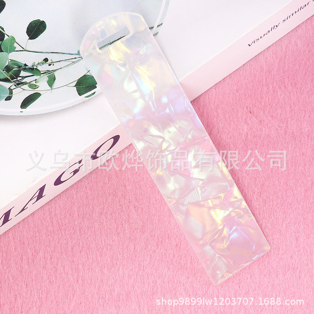 Wholesale 10PCS DIY Glitter Acrylic Bookmarks