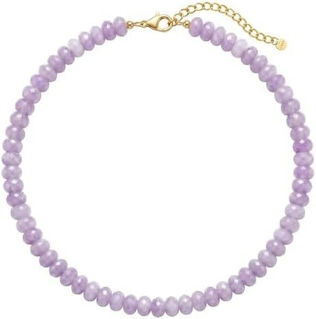 Wholesale Layered Rainbow Beaded Necklace with Natural Stone Pendant - Beach Fashion Accessory for Women